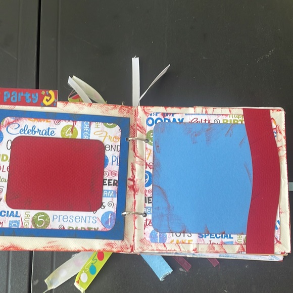 Happy birthday paper bag premade scrapbook brand new just made - Picture 5 of 9